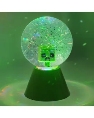 Lampa Snow Globe Paladone - Minecraft LED Glitter Ball 