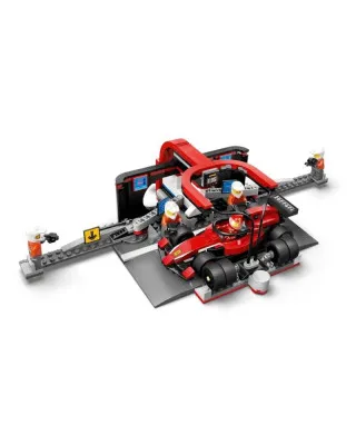 LEGO City - F1 Pit Stop And Pit Crew With Ferrari Car 