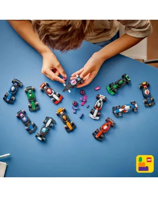 LEGO F1 Mini Figures - Collectible Race Cars 