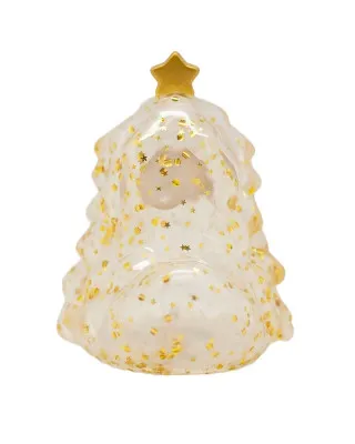 Lilalu Patkica - Gold Christmas Tree - Rubber Duck 