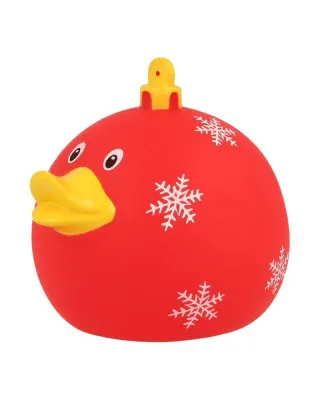 Lilalu Patkica - Red Christmas Ball - Rubber Duck 