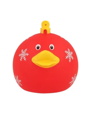 Lilalu Patkica - Red Christmas Ball - Rubber Duck 