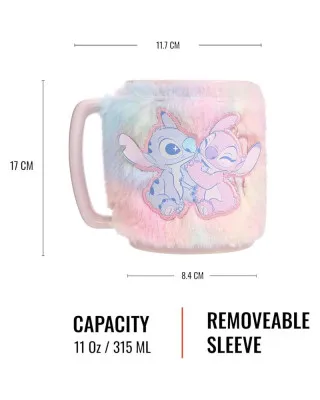 Čupava šolja Lilo & Stitch - Stitch and Angel - Fuzzy Mug 