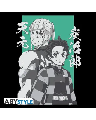 Majica AbyStyle Demon Slayer - Tanjiro & Tengen - L 