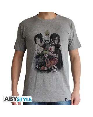 Majica AbyStyle Naruto - Naruto Group - Dark Grey - XXL 