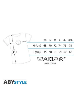 Majica AbyStyle One Piece - Vintage Wanted Luffy - Unisex - L 