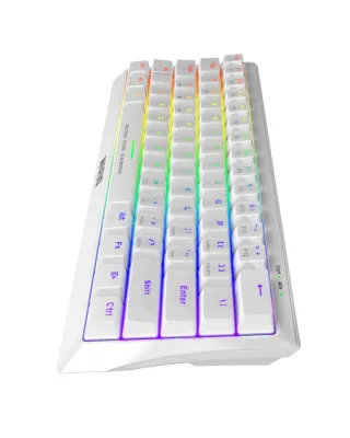 Tastatura Marvo Hecate 61R KG962G 60% Red Switch - White 