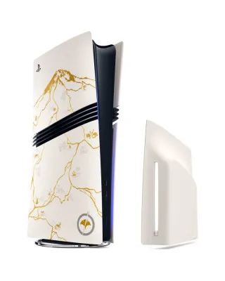 Maska za Playstation 5 PRO Konzolu - Ghost of Yotei - Gold Limited Edition 
