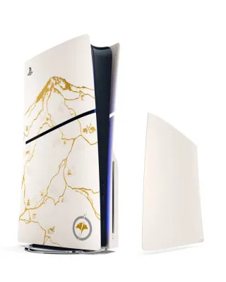 Maska za Playstation 5 Slim Konzolu - Ghost of Yotei - Gold Limited Edition 