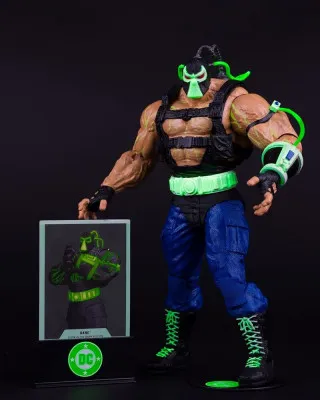 Mega Action Figure DC Multiverse - Bane (Glow In The Dark)  Gold Label 