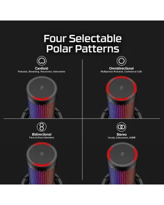 Mikrofon HyperX QuadCast 2S RGB - Black 