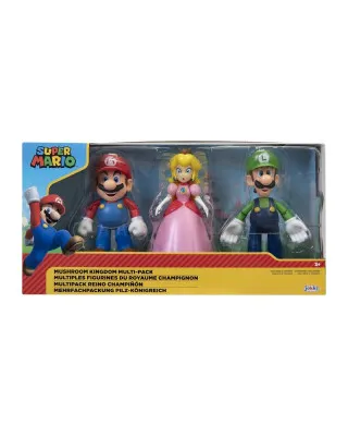 Mini Figure World of Nintendo - 3-Pack - Super Mario Mushroom Kingdom 