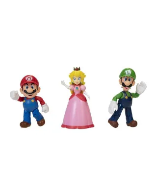 Mini Figure World of Nintendo - 3-Pack - Super Mario Mushroom Kingdom 