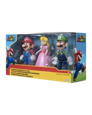 Mini Figure World of Nintendo - 3-Pack - Super Mario Mushroom Kingdom 