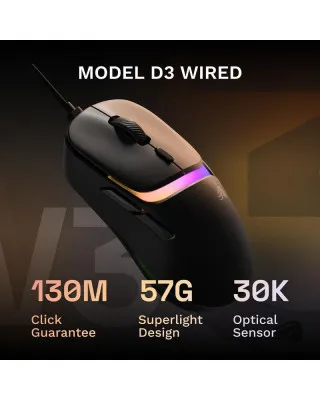 Miš Glorious Model D3 - Black 
