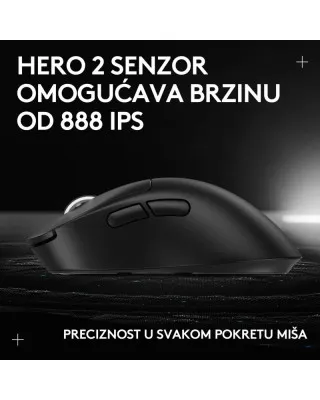 Miš Logitech G PRO X Superlight Wireless v2 DEX - Black 