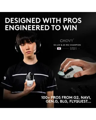 Logitech G PRO X2 SUPERSTRIKE Wireless Miš - Black 