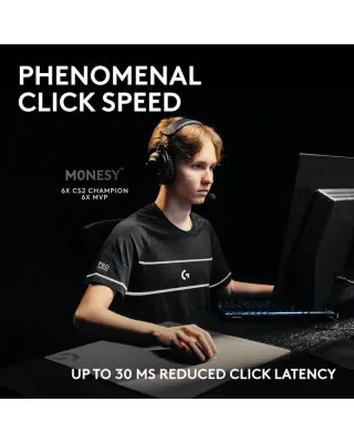 Logitech G PRO X2 SUPERSTRIKE Wireless Miš - Black 