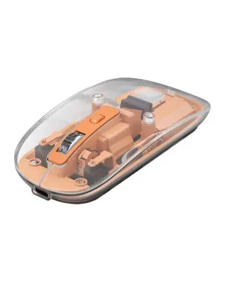 Miš Marvo Prism B10 M810W Wireless - Transparent Orange 
