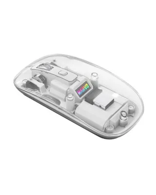Miš Marvo Prism B10 M810W Wireless - Transparent White 