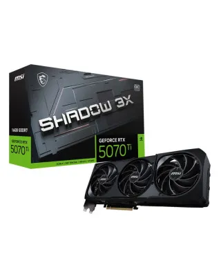 MSI Grafička karta nVidia RTX 5070 Ti 16G 256bit GeForce RTX 5070 Ti 16G SHADOW 3X OC 