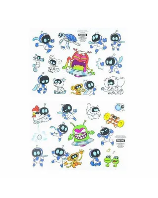 Nalepnice Paladone - Astro Bot - Gadget Decals 