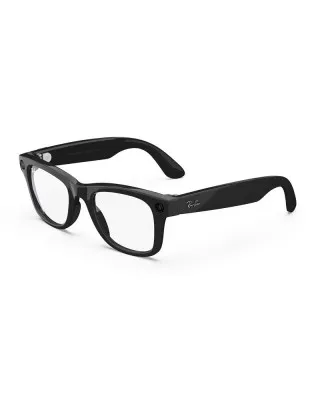 Naočare Ray Ban Meta Wayfarer - Shiny Black - Clear 