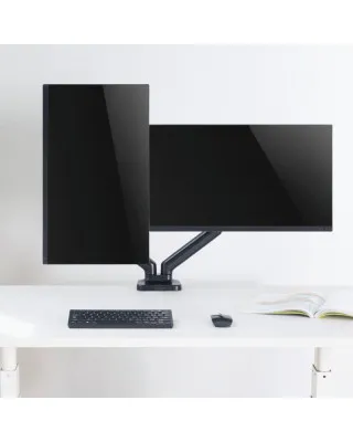 Nosač za dva monitora - UVI VESA sa gasnim amortizerom (13