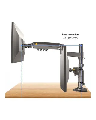 Nosač za monitor - North Bayou H180 - Crni 