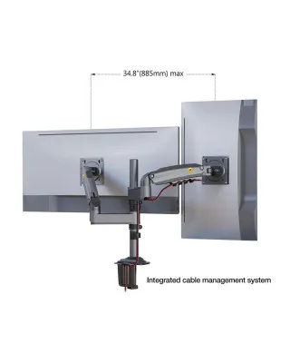 Nosač za monitor - North Bayou H180 - Crni 