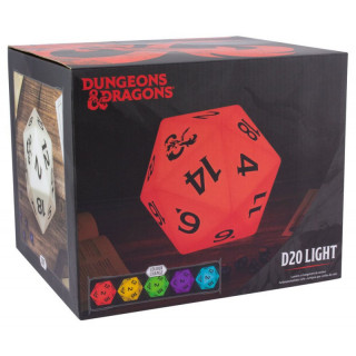 Lampa Paladone Dungeons & Dragons - D20 Dice Multi Color Light 