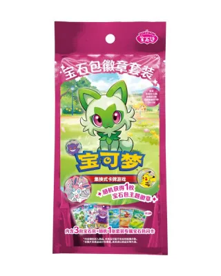 Društvena igra - Pokemon - TCG Gem Pack - Badge Set & Booster Pack - Chinese 