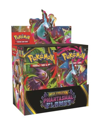 Board Game - Pokemon - TCG Mega Evolution- Phantasmal Flames Booster Pack 