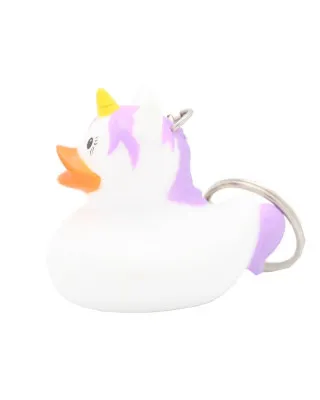 Privezak Lilalu Patkica - White Unicorn - Rubber Duck 