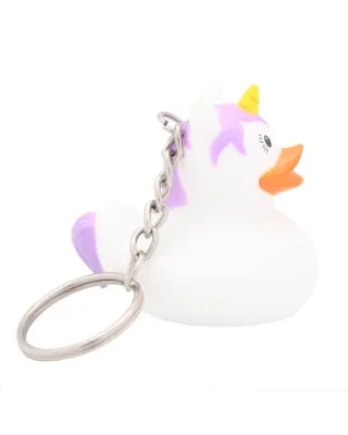 Privezak Lilalu Patkica - White Unicorn - Rubber Duck 