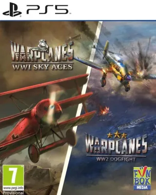 PS5 WarPlanes Double Pack - WWI Sky Ages + WWII Dogfight 