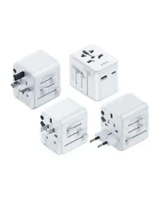 Putni adapter Remax 2.4 A RP-U23 UK/EU/US/AU - White 