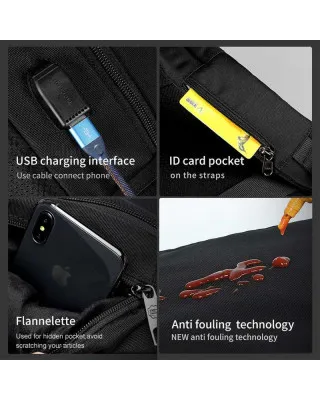 Ranac Tigernu T-B3221A 15.6'' - Black 