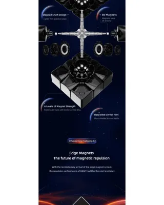 Rubikova kocka - GAN 13 Maglev - 3x3 Frosted Stickerless 