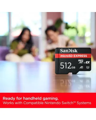 SanDisk Memory Card Express Micro SDXC  Ultra 512GB 650MB/s, C10 Class 