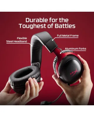 Slušalice HyperX Cloud 3 S Wireless - Red 