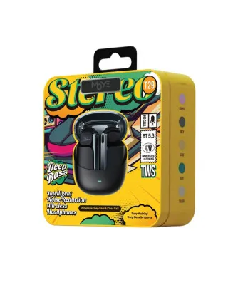 Slušalice Moye - Hype Beatz Wireless Earphone Bežične Bubice - Crne 