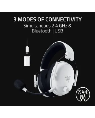 Slušalice Razer Blackshark V3 Wireless Esports - White 