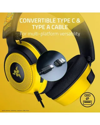 Slušalice Razer Kraken V4 X - Pokemon Kanto Starters Edition