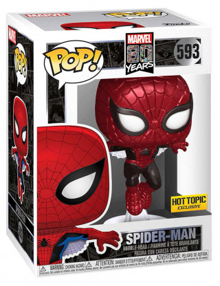 Bobble Figure Marvel 80 Years POP! - First Appearance Spider-Man (Metallic) (Special Edition) 