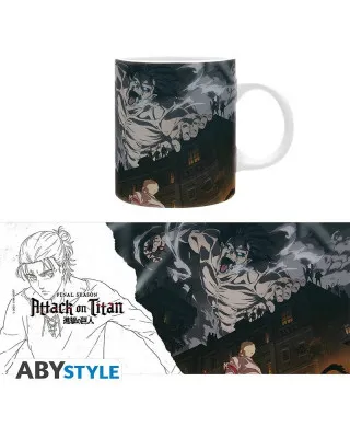 Šolja AbyStyle - Attack On Titan - S4 Key Art 