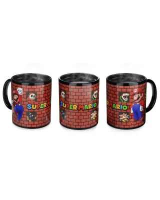 Šolja Super Mario - Bricks - Heat Change Mug 