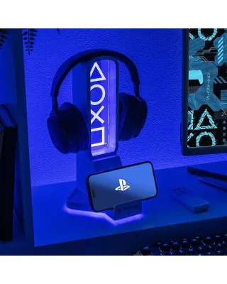 Stalak za slušalice Paladone - Playstation Headphone Stand With Light 