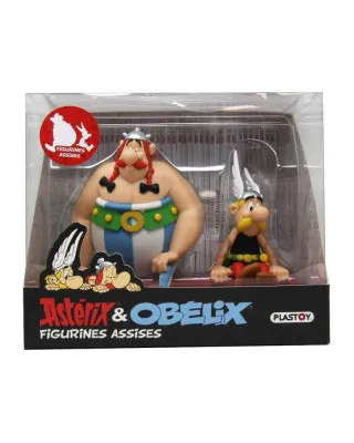 Statue Asterix - Asterix And Obelix (Sitting) - 2 Pack 