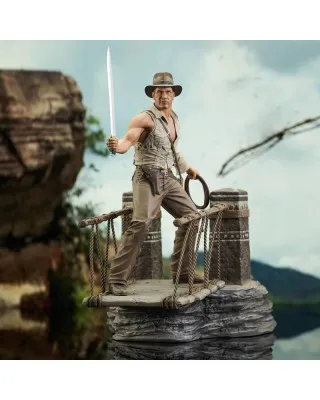 Statue Indiana Jones - Temple Of Doom - Rope Bridge 